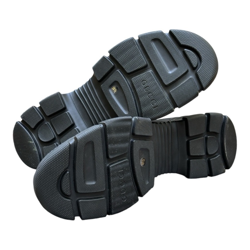 Gucci Men's Black Sneakers with Red and Blue Stripes - Picture 4 of 4